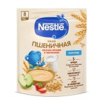 Каша молочная, Nestle (Нестле) 200 г пшеничная с яблоком и земляникой