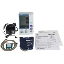 Тонометр автоматический Omron профессиональный на плечо со стандартной манжетой 22-32 см и адаптером 907