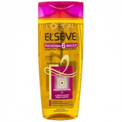 Шампунь Elseve Роскошь 6 масел глянцевый блеск 400 мл