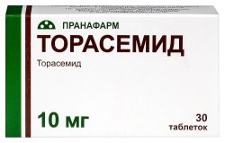 Торасемид табл. 10 мг 30 шт.