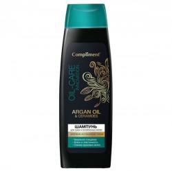 Шампунь Compliment Аргановое масло и церамиды для сухих и ослабленных волос 400 мл